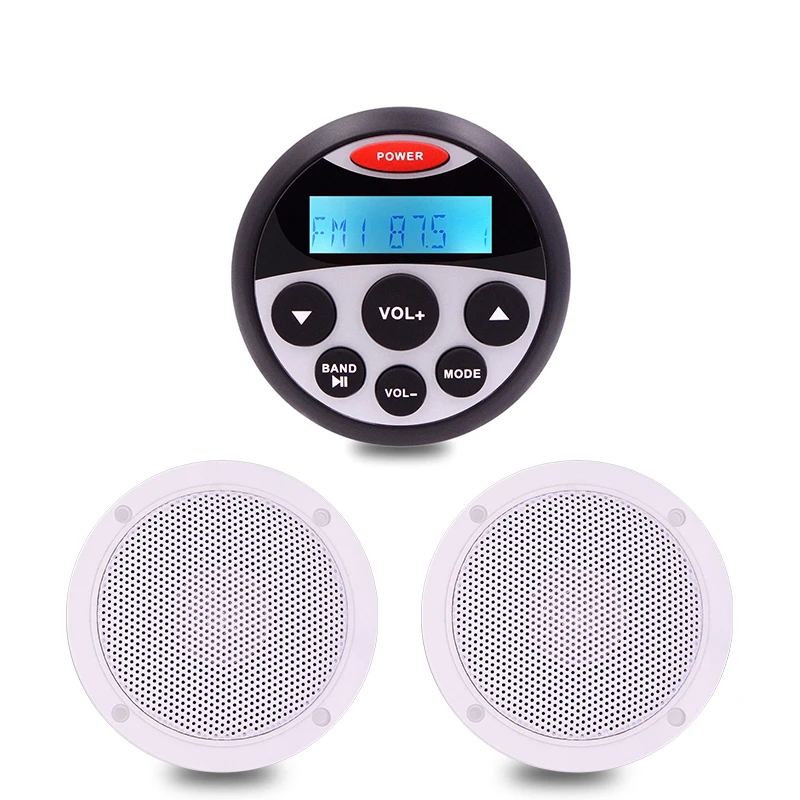 Waterproof Marine Stereo Bluetooth Audio FM AM Radio Receiver MP3