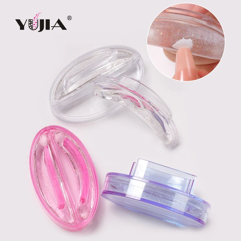 New nail curved silicone stamper environmental protection template nail painting seal tool