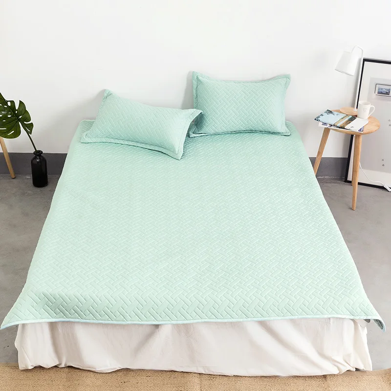 
Anti-bacteria breathable thin cool mattress pad latex for summer 