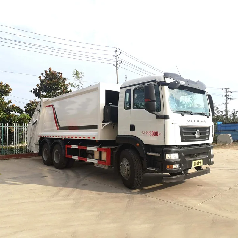 Sinotruk Sitrak 16-тонный уплотнитель Мусоровоз 6x4 20 CBM