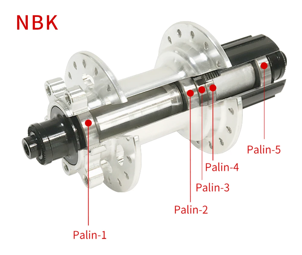 MEROCA Bicycle Hubs 5 Bearing MTB Mountain Bike Hub 8 9 10 11 Speed Ratchet Freehub 6 Pawls 32 Furos For Shimano HG Cassette
