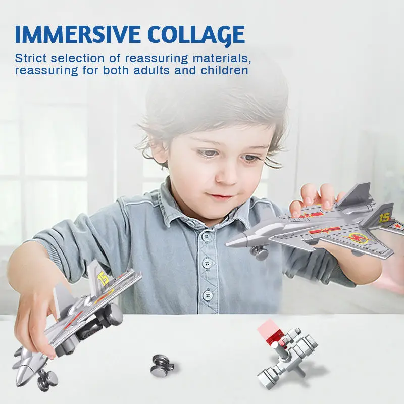WOMA TOYS C0864 Aircraft Carrier Block Battleship Model Ship Toy With Mini Figure