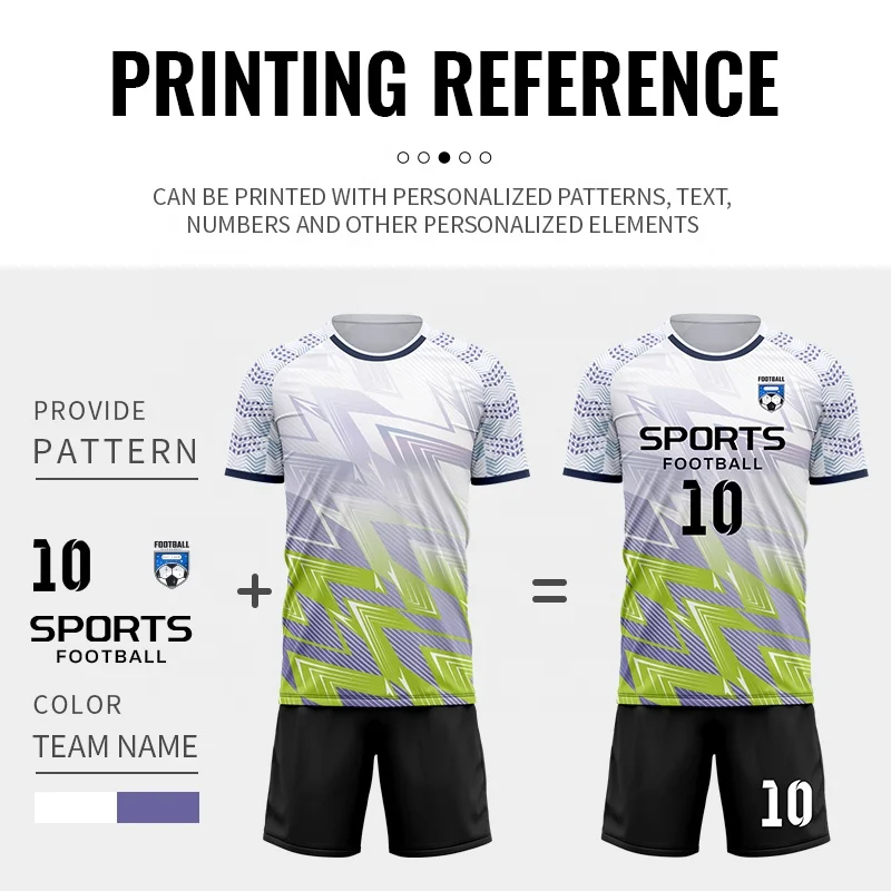 Custom Design Soccer Jersey Uniform Maker Cheap Sports T Shirt White Sublimation Football Kit With Accessories Football Shirt