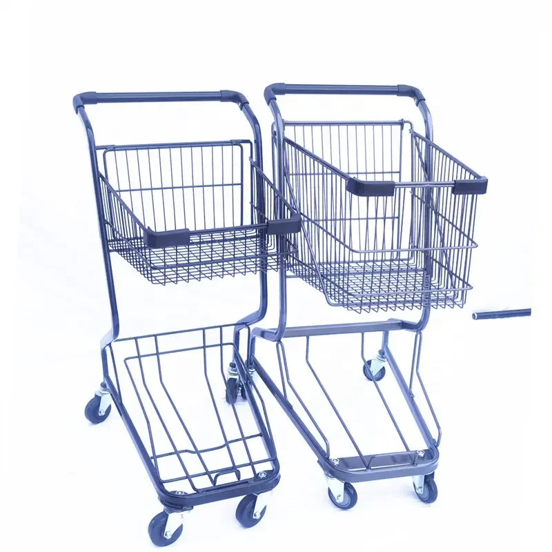 Trolley for shop and supermarket hand cart supermarket shopping trolley