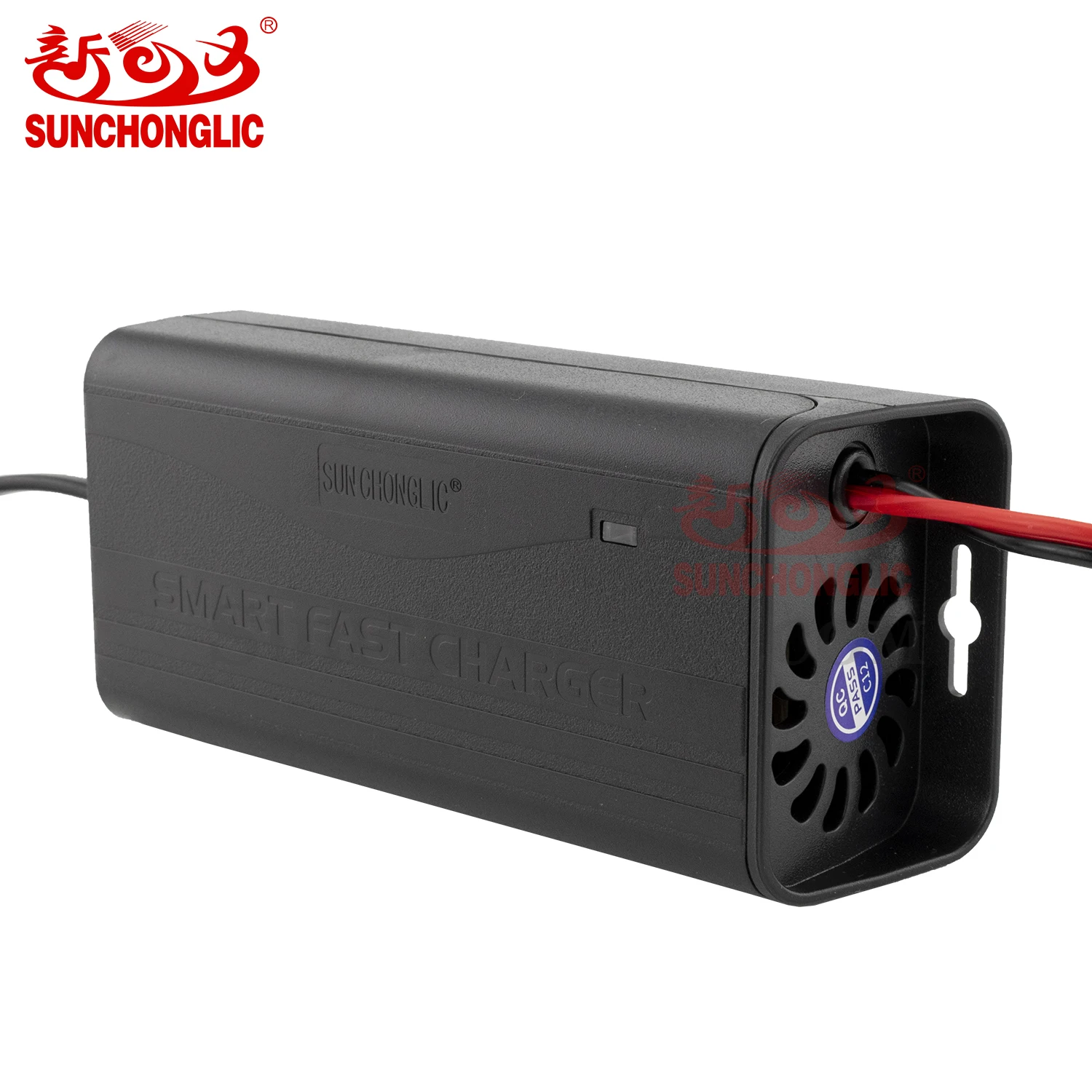 Sunchonglic portable mini 12V 3A 12 volt lead acid car auto vehicles battery charger