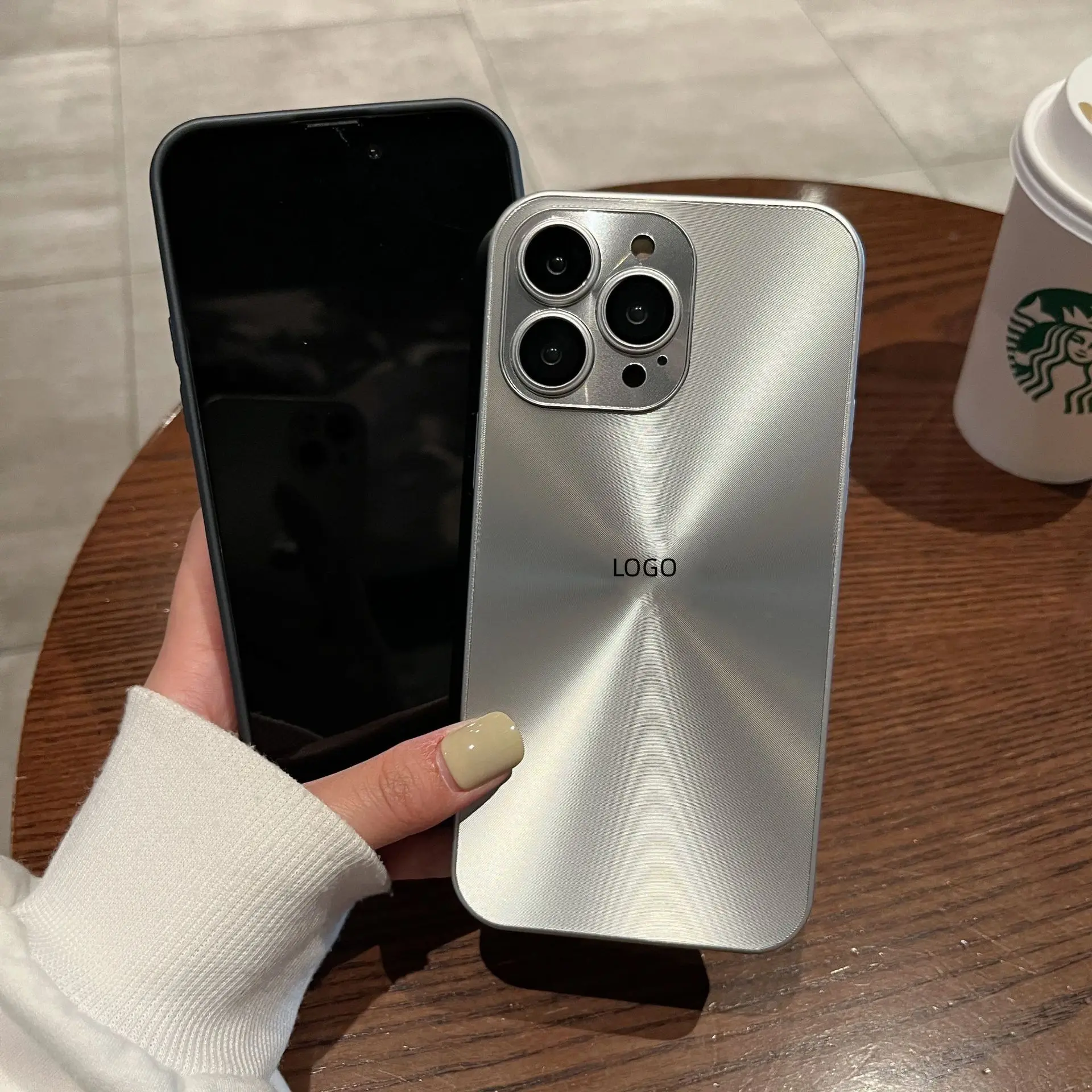 2023 New Luxury Matte Laser Design Shockproof Phone Case For iPhone 11 12 13 Case with Full Camera Cover Protection For iPhone