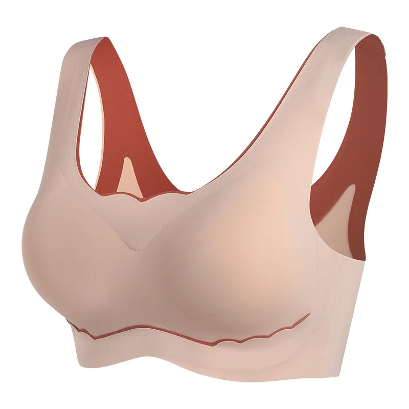 2024 Sexy Seamless Bra For Women Wire Free Active Underwear Female Plus Size Lingerie Sleepwear