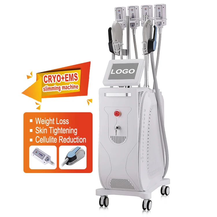 Ems Cryolipolysis 2 In 1 Body Reshape Slimming Machine Cryo Slim Cryolipolysis Ems Fat Freezing Weight Loss Cryotherapy Machine