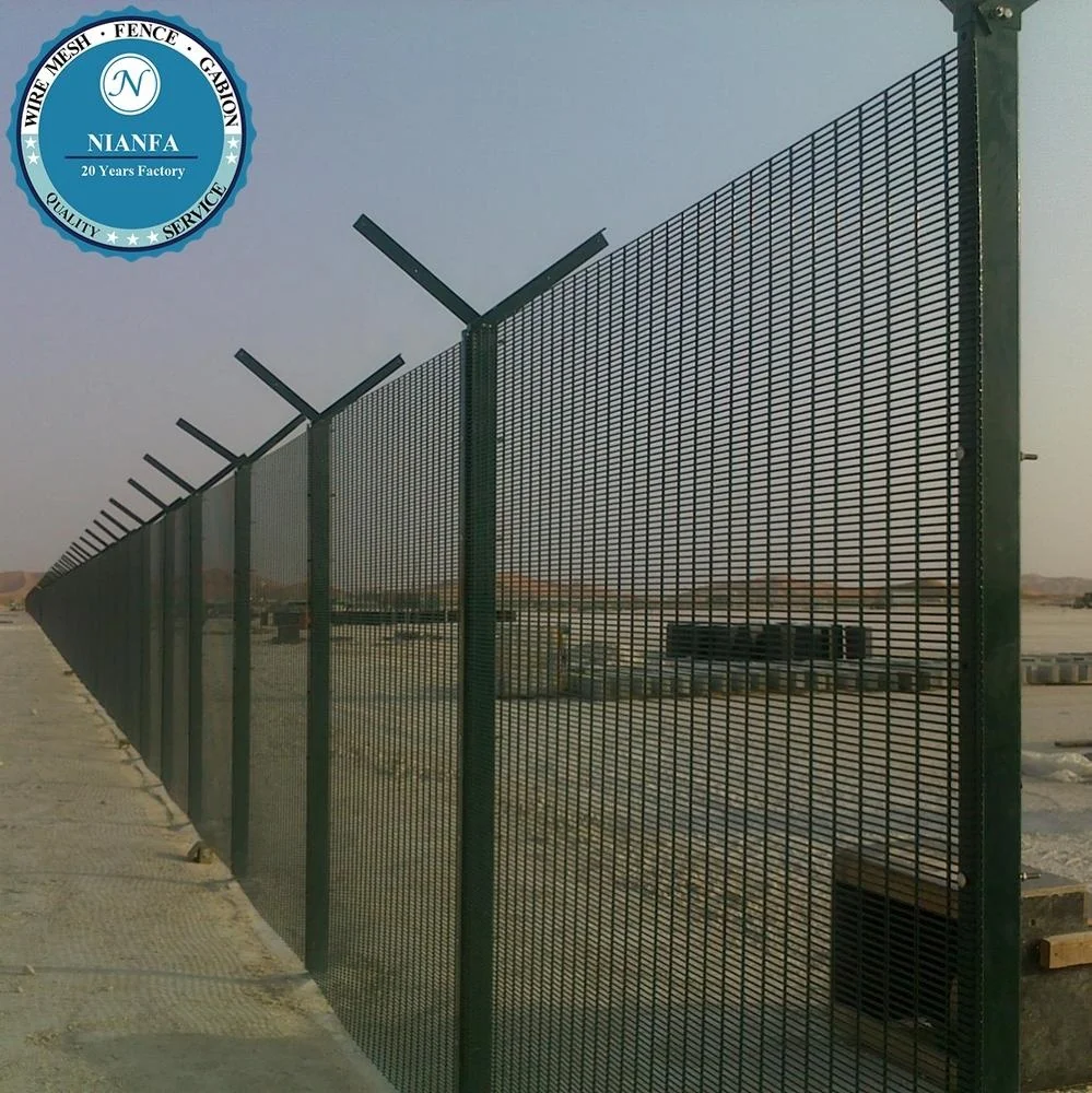 barbed wire mesh high security 358 railway station fence