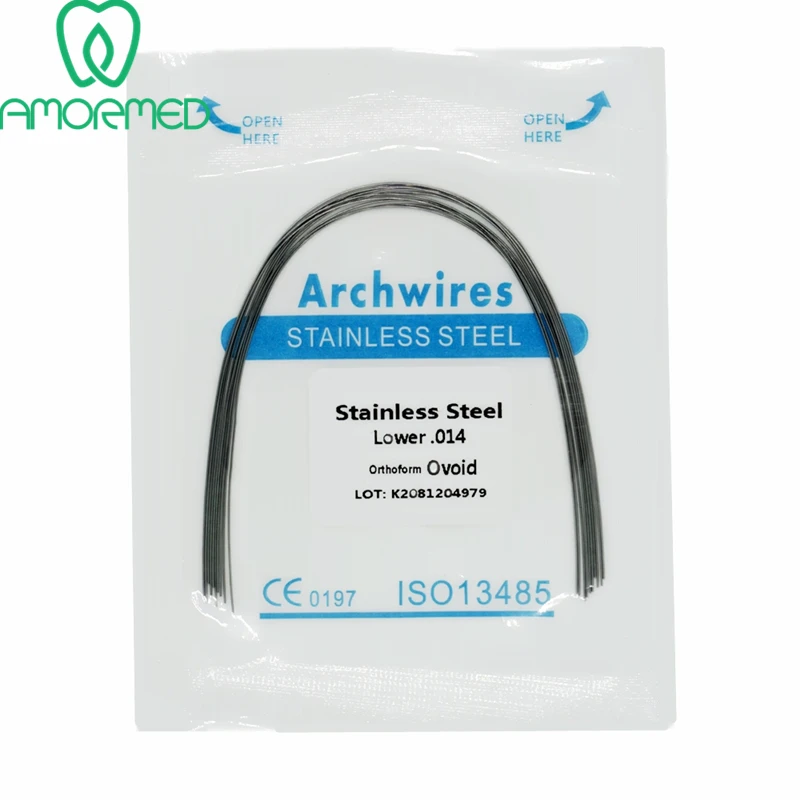 
Dental orthodontic stainless steel arch wire for braces 