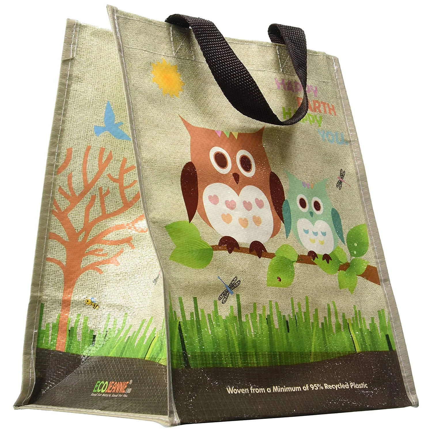 Eco friendly custom logo HEAVY STRONG reusable laminated PP woven shopping tote bags