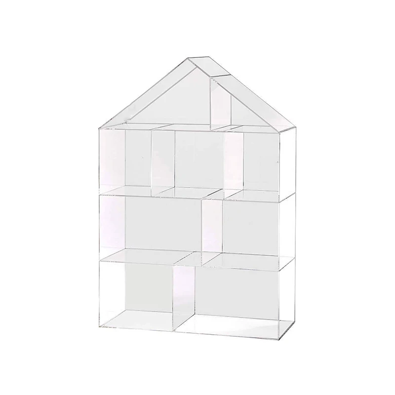 Напольная подставка для дома прозрачный акриловый книжный шкаф в форме ящика детский современный дом акриловой книжной полки