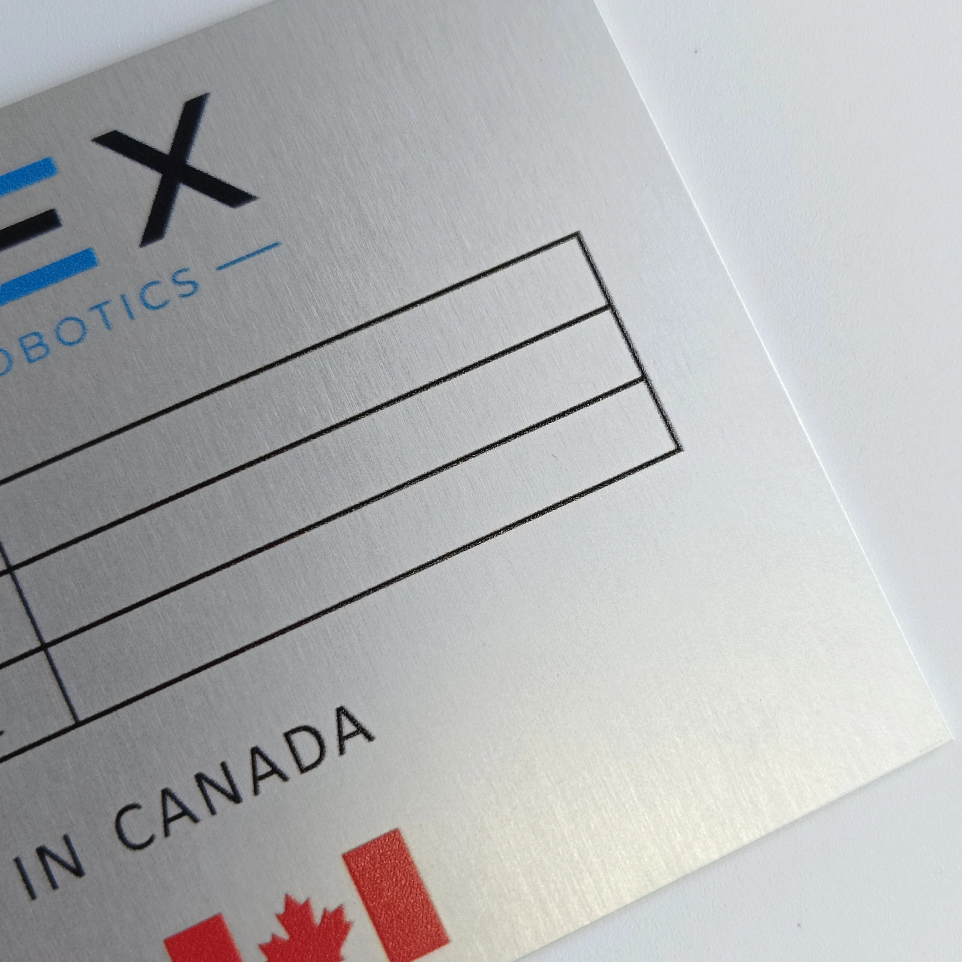 Stable Quality Small Metal Etching Sign Engraved Name Plate With Pen Holder Metal 3d Nameplate Sticker