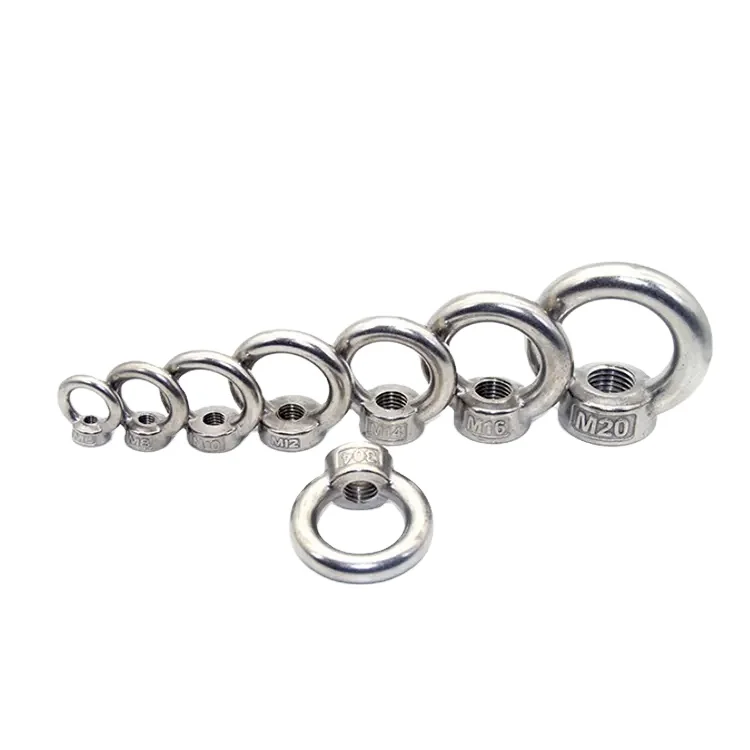 Din 582 Lifting Eye Nuts High strength zinc hot-galvanized SS304 China factory Hebei Junchuang Fastener