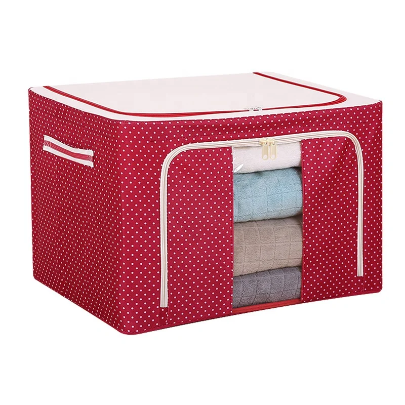 Folding Oxford Storage Box Fabric Bedding Simple Canvas Felt Clothes Collecting Bags