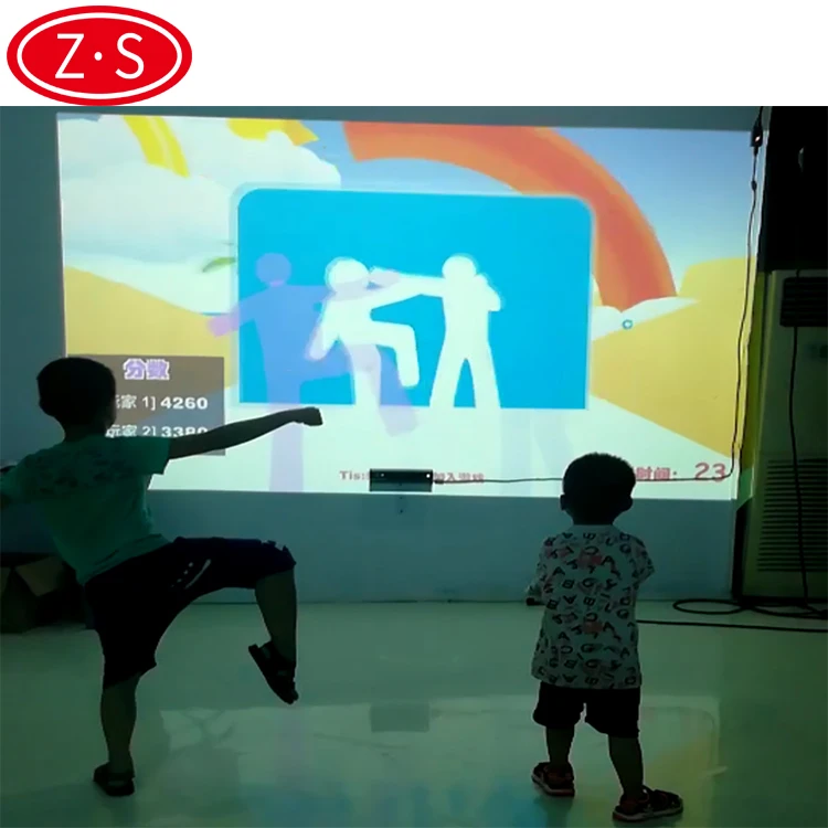 
Interactive game machine somatosensory interaction 3D interactive wall for indoor amusement 
