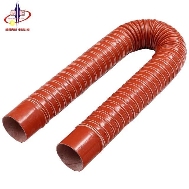 43mm  High Temperature Flexible Air Duct Silicone Duct Hvac System Part
