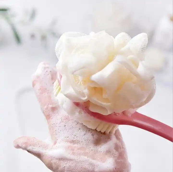 Hot Sale Creative Scrubbing Bath Brushes  Long Handle Double Sided Bath body Cleaning Bristles Body Brush