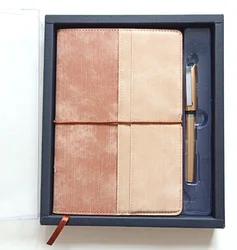 quality custom executive notebook diary and pen gift set for office stationery