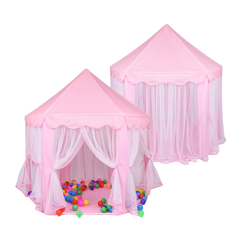 High quality dream circus sleepover game pink girl princess play house big kids children baby tent