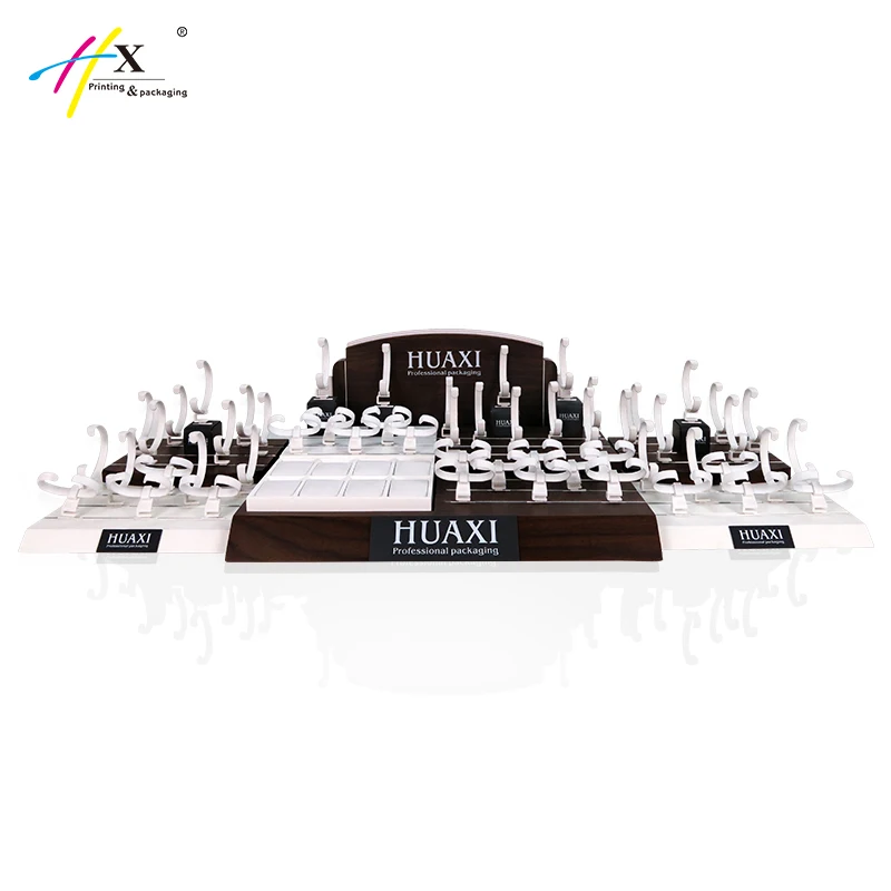 Деревянный вертикальный дисплей часов ручной работы на заказ