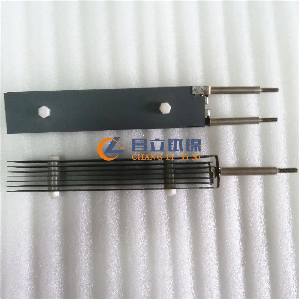 ruo2 iro2 coated mmo titanium anode for swimming pool