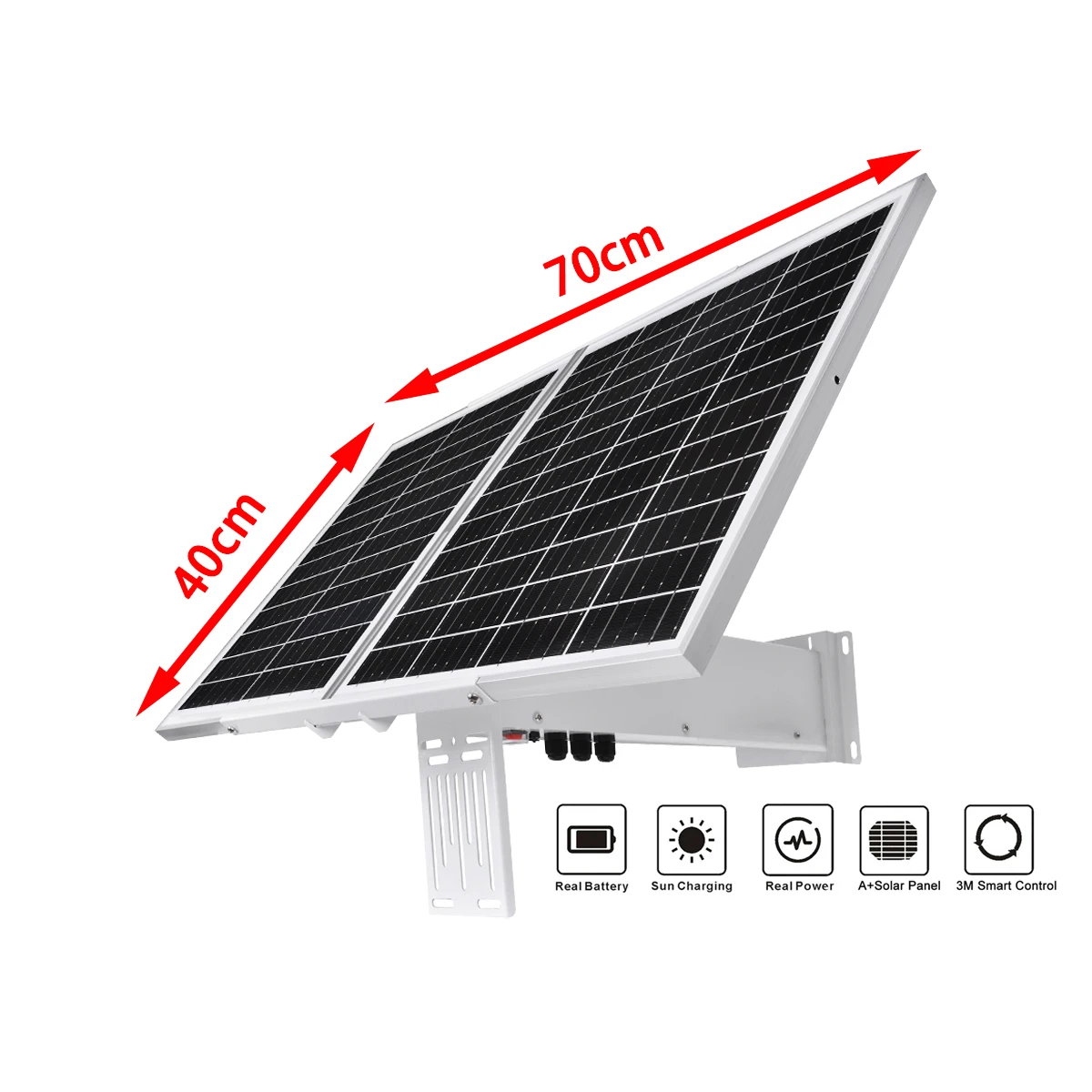 Big Power Solar Panel Kit 60W 30AH solar security camera Battery Power Generator 12V 48V Solar Energy system for loT sensor