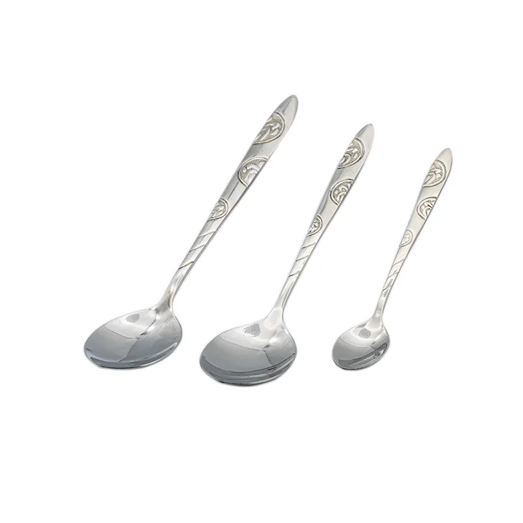 Factory Price  hot selling wholesale Flatware Sets 304 Stainless Steel Spoon Set