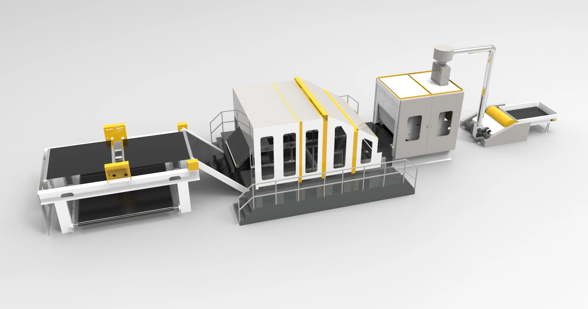 Customization Hot Sell A.L Carpet Making Machine/ Nonwoven Needle Punching production Line