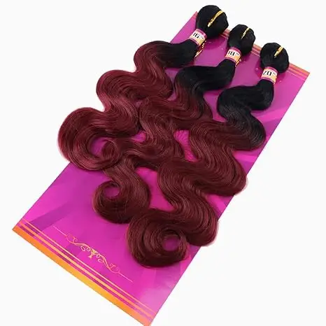 Top Quality Remy Hair Ombre Color 99J Wine Red Body Wave Bundles 100% Vietnam Human Hair Extensions With The Best Quality