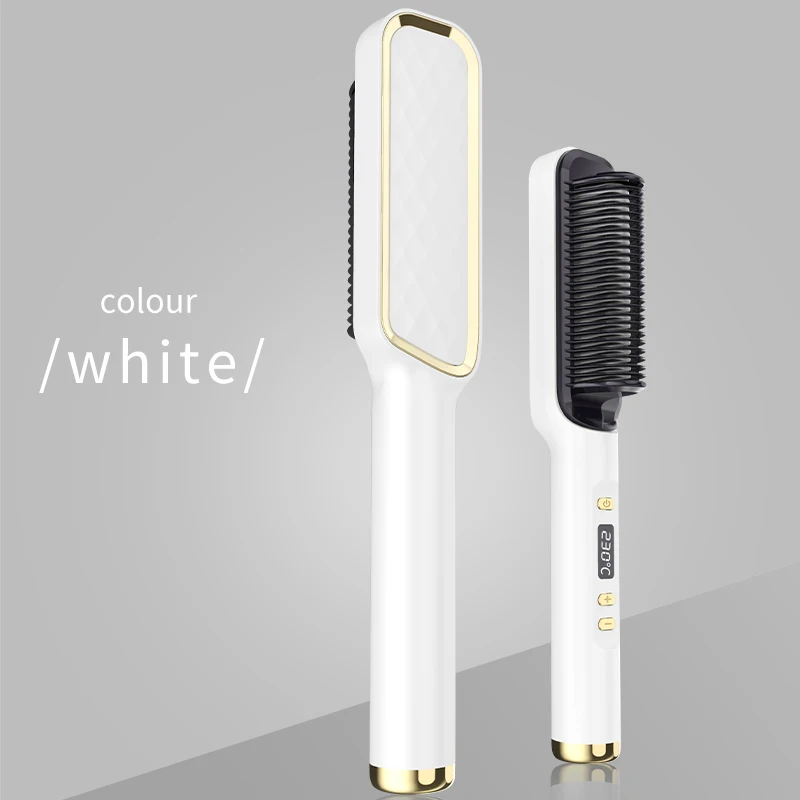 Iron Hair Straightener Brush Double Sided Hair Straightening Brush Digital Hair Straightening Brush