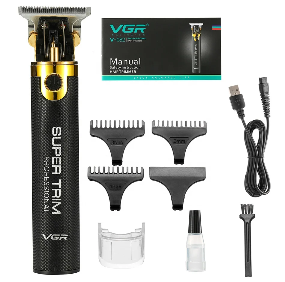  Оригинальная VGR V082 профессиональная электрическая машинка для стрижки волос Беспроводная Аккумуляторная