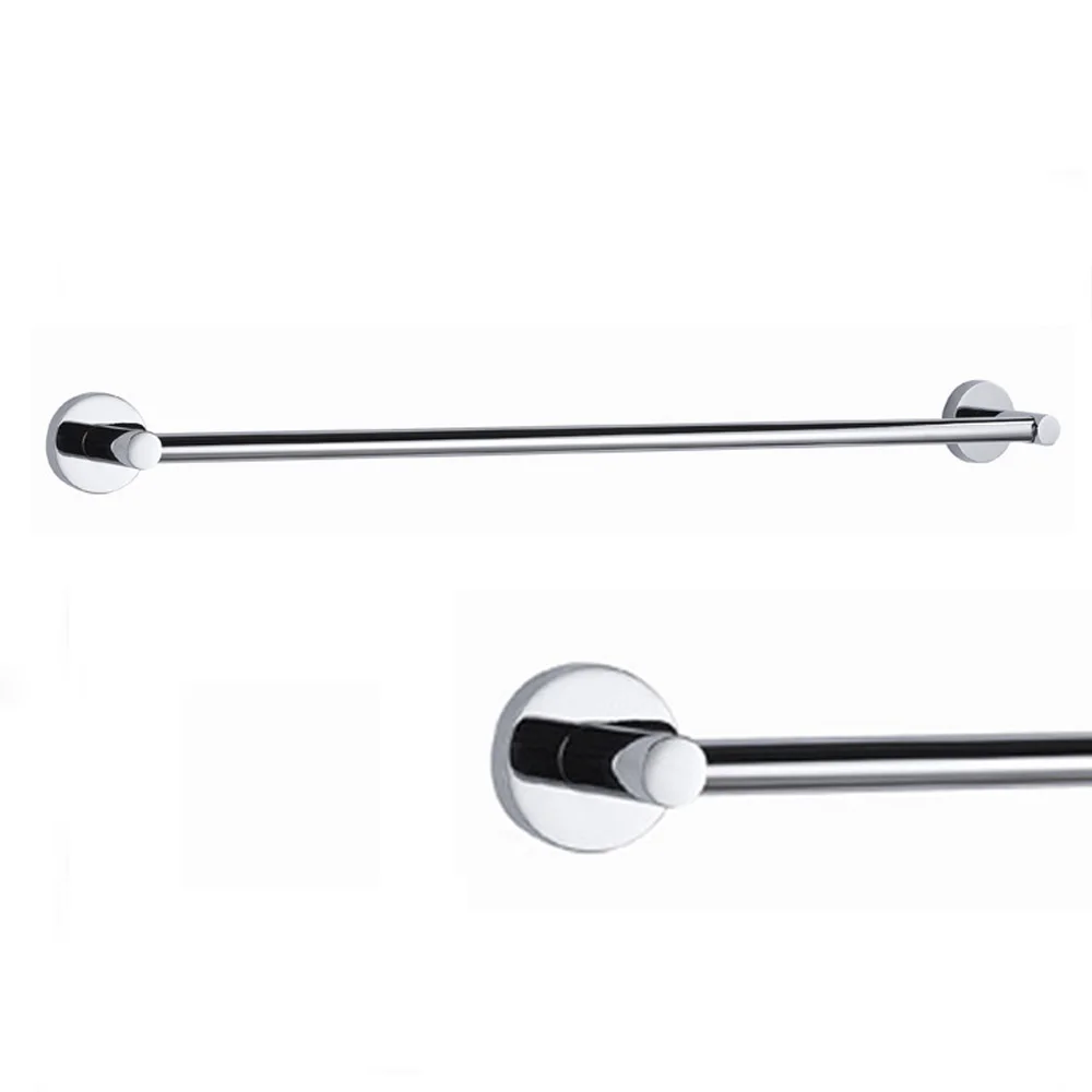 bar bathroom accessories chinese suppliers factory selling single metal chrome finish towel bar