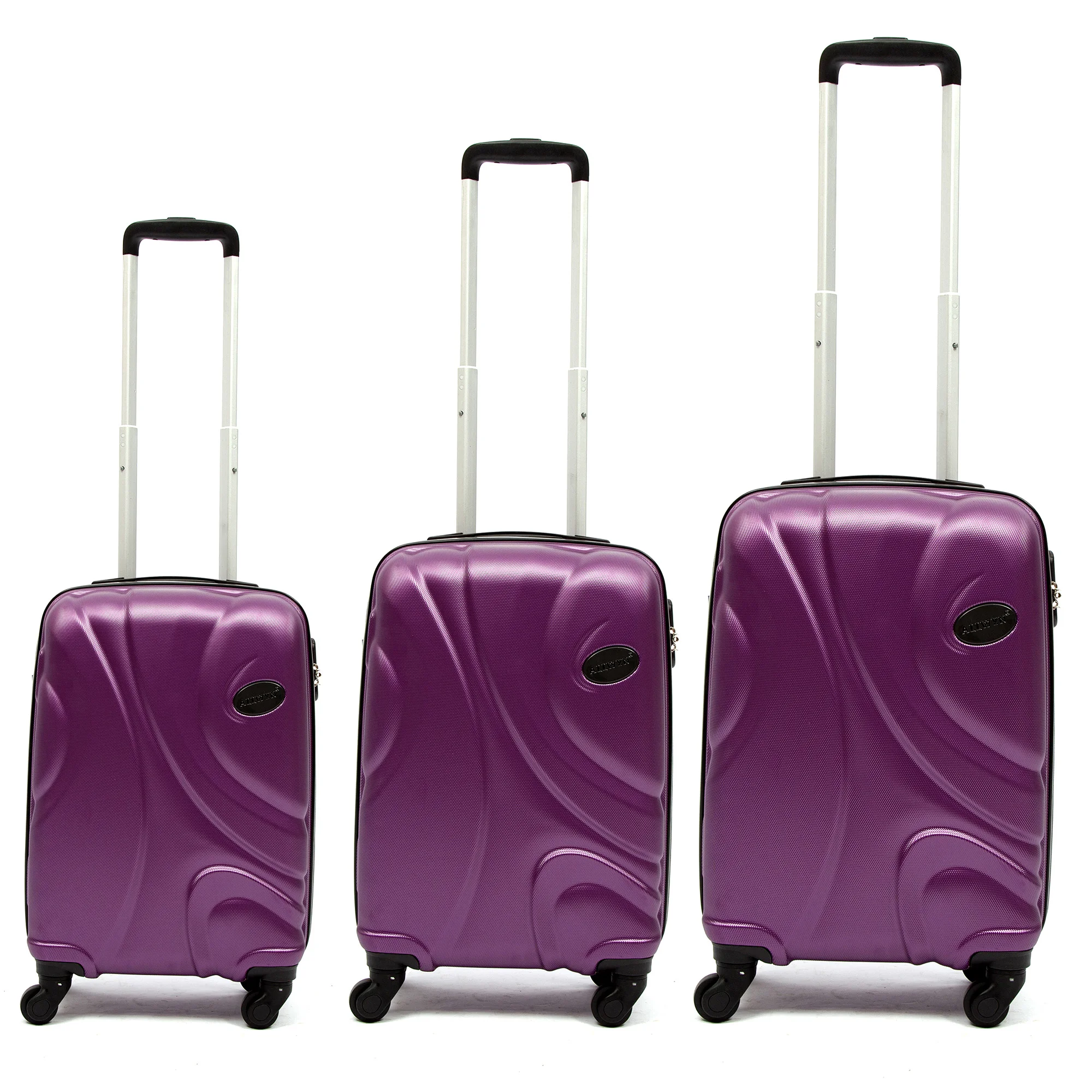 По индивидуальному заказу 24 дюйма 66 см Спиннер достойные чемодан 4 универсальный дорожная сумка тележка для багажа