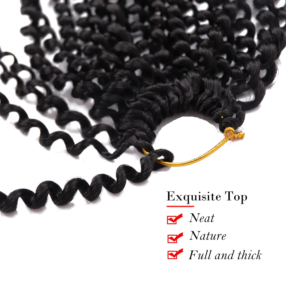 Passion Twist Hair Water Wave Synthetic Braids For Passion Twist Crochet Braiding Hair Spring Twist