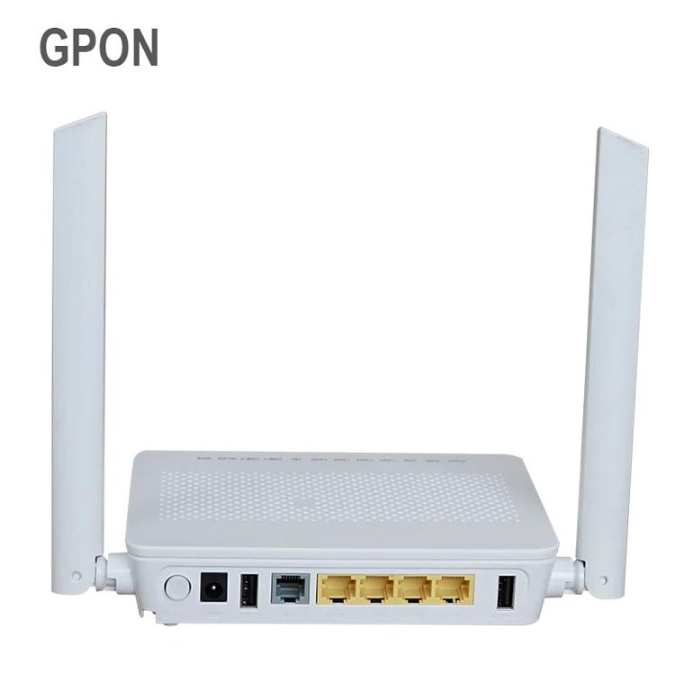 FTTH FTTB FTTX Office Network Outdoor GPON ONU Con RF ONT Cat HG8546V5 4GE+1Pots+1USB+AC Wifi ONT Modem Second Hand GPON Sfp ONT
