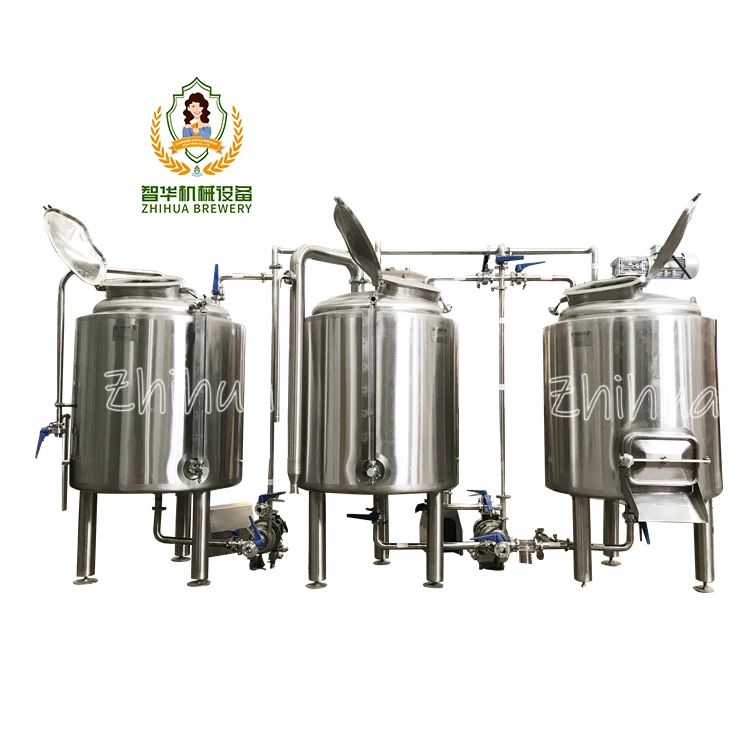 200L pub/home brewery beer brewing equipment with MLT+KWT+HLT+FV+CLT+CLP system