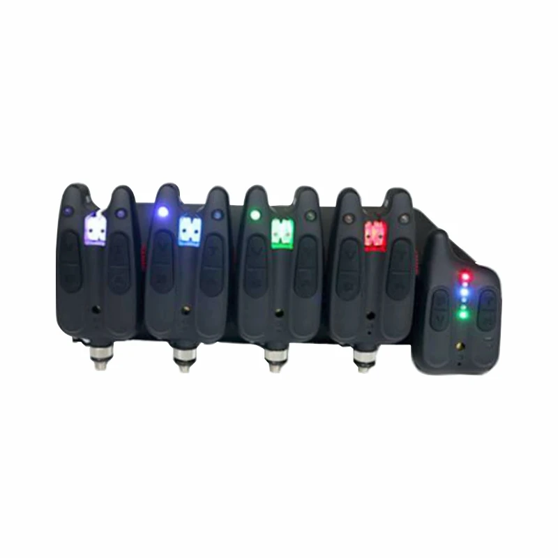 memory function in bite alarm and receiver fishing alarm smart JZH-RF 1118A 3+1 Carp Fishing  Bite Alarm with CE Ecrtificates