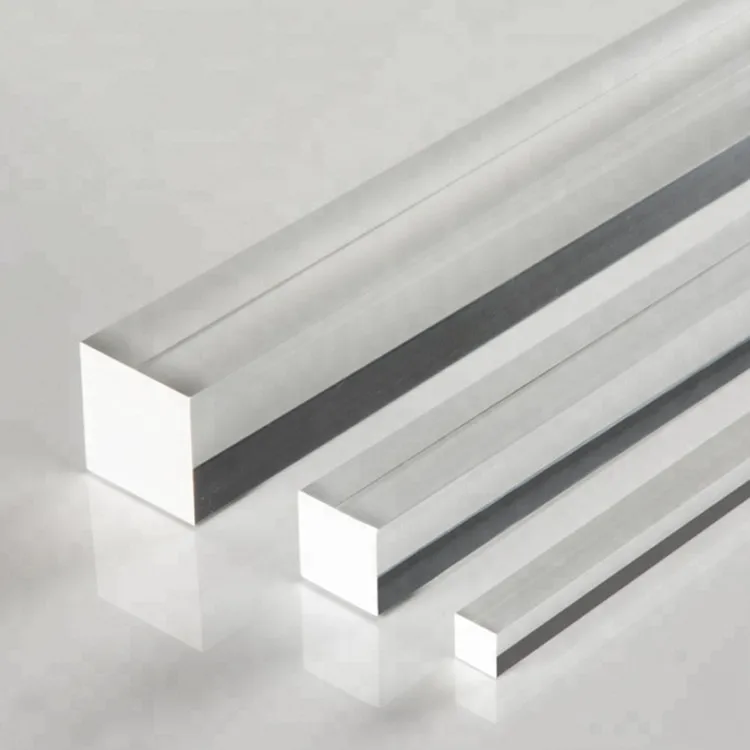 Optional Diameters Transparent Colored Solid Acrylic Glass Rod