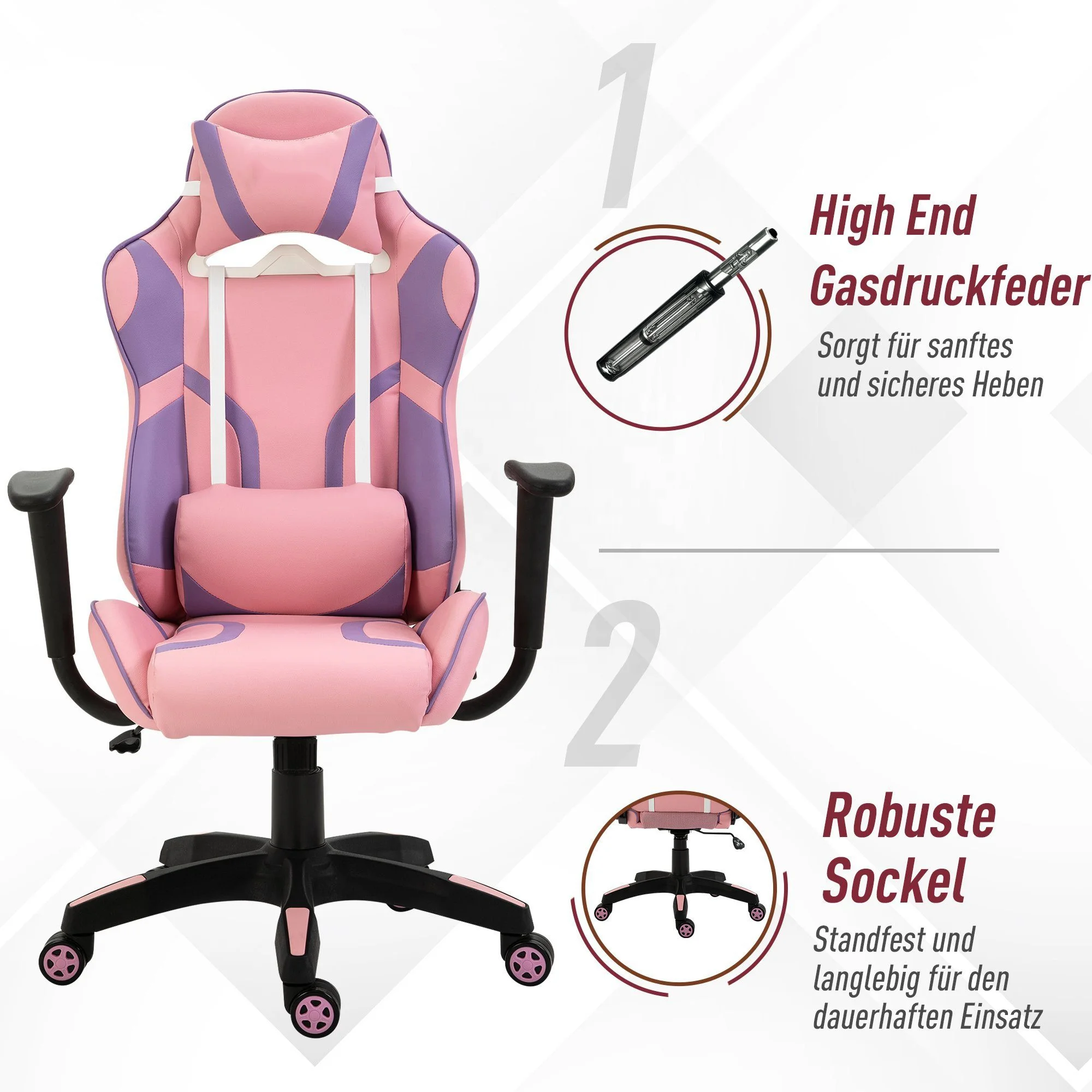 2023 Japan customized LOGO kawaii esport racing style silla gamer gaming cute pink hello gaming chair