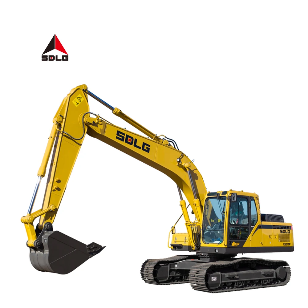 SDLG E6210F China brands medium  21 ton digger bagger volvo hydraulic excavator machine  21t with 0.9 cbm bucket