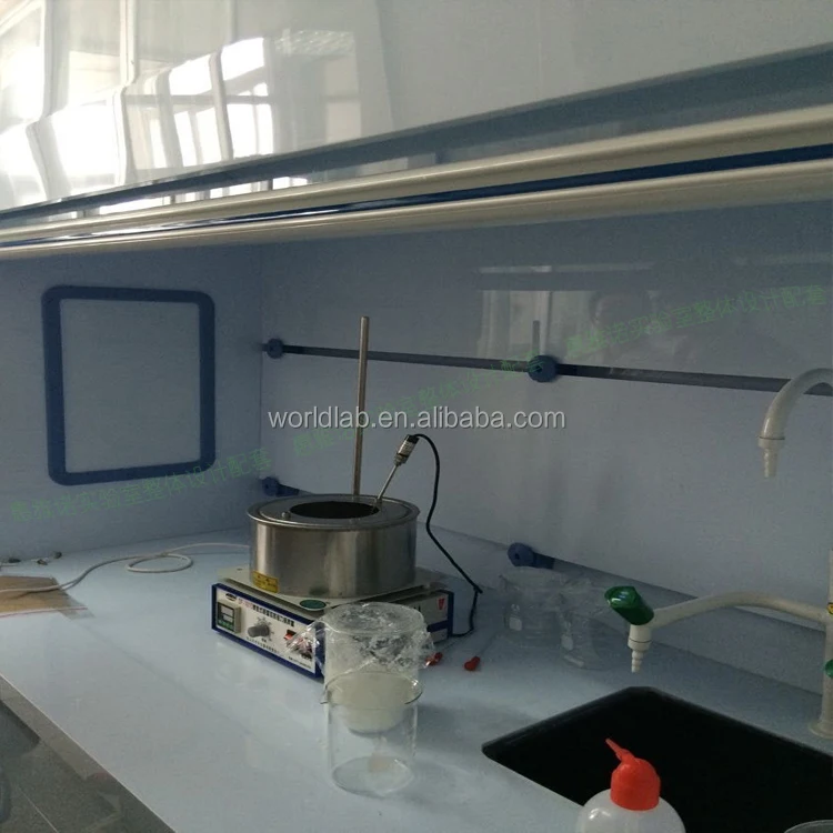 Manufacturer wholesales special exhaust hood for ventilation system Laboratory PP Fume hood PP fume hood