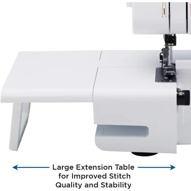 Strong Tough Sewing Machine 1300 Stitches Per Minute Durable Metal Frame Overlock Machine