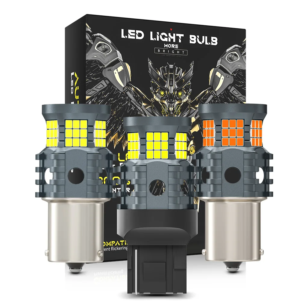 Car DC12V 3030 15 SMD 60led Car LED Turn Signal Brake Light Bulbs 1156 1157 truck tail lights with High Brightness