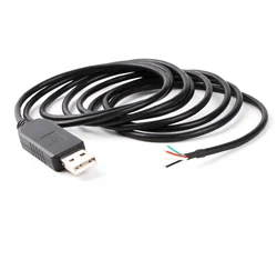 PL2303 USB RS232 to 4 Pin Wire End Open Serial Cable for PDA Camera Modem ISDN POS Scanner