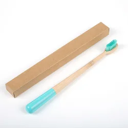 Plastic-free Products Eco-friendly Wholesale Popular Bamboo Toothbrush Bamboo Case Toothbrush With Customized Logo