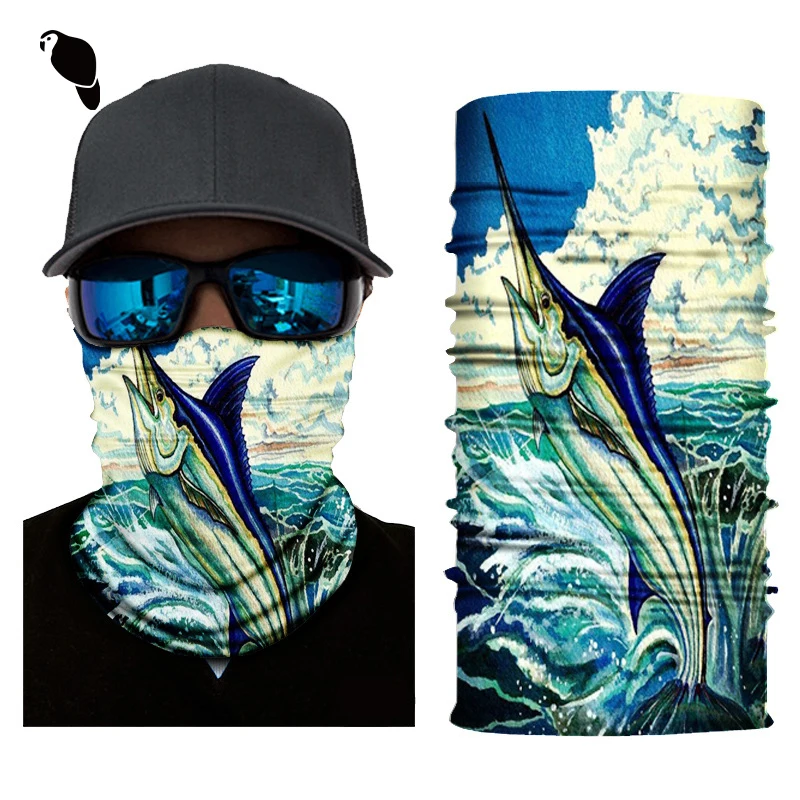RTS Snood Fishing Outdoors Seamless Bandana Multifunctional Head Scarf Seamless Neck Gaiter