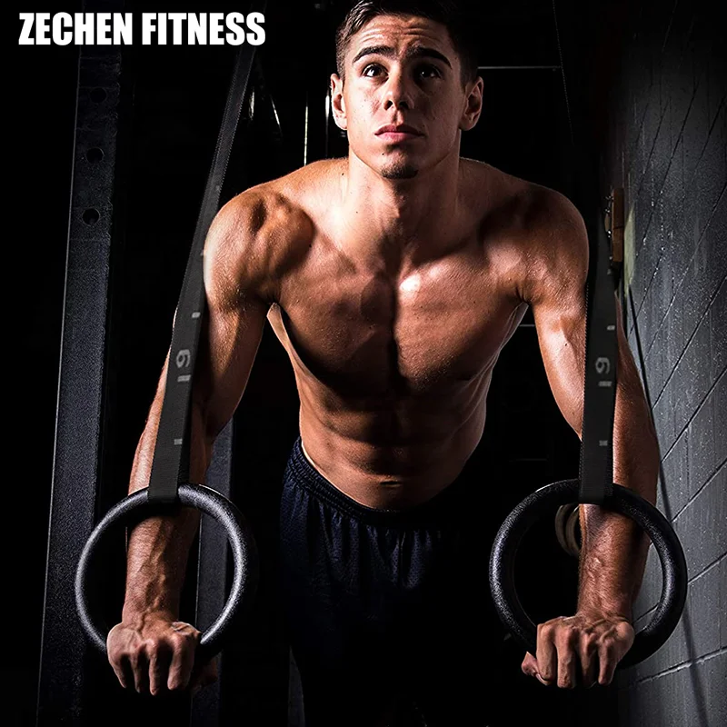 1.1 gymnastics rings fitness workout gymnastics rings straps gymnastics rings straps for power training