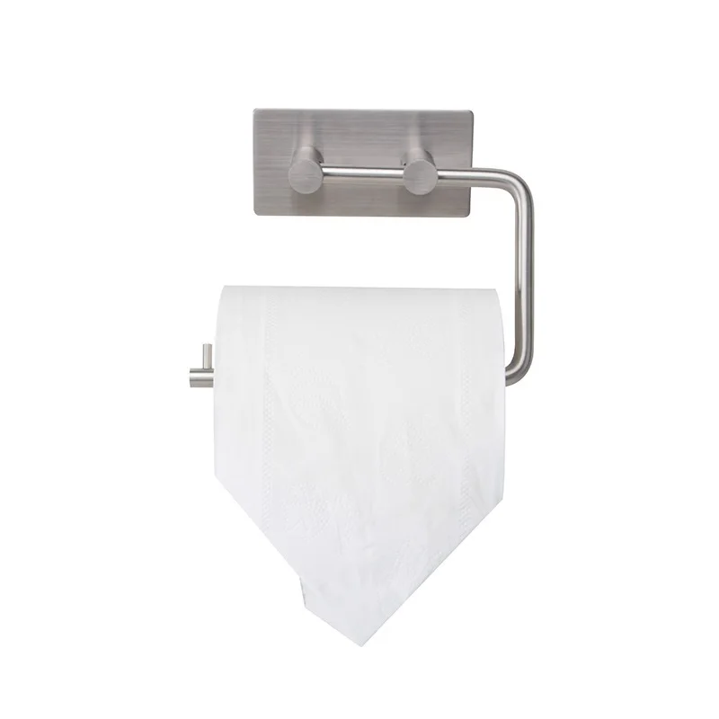 Wholesale Bathroom Kitchen Room No Drill Self Adhesive Toilet Paper Holder