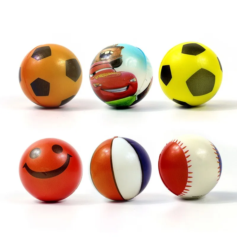 New Arrivals 6.3cm Manufacturer Release Pressure Toys PU Ball Map PU Relief Stress Ball with full logo printing